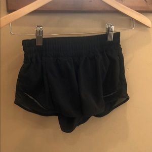 Four pair of Lululemon athletic shorts